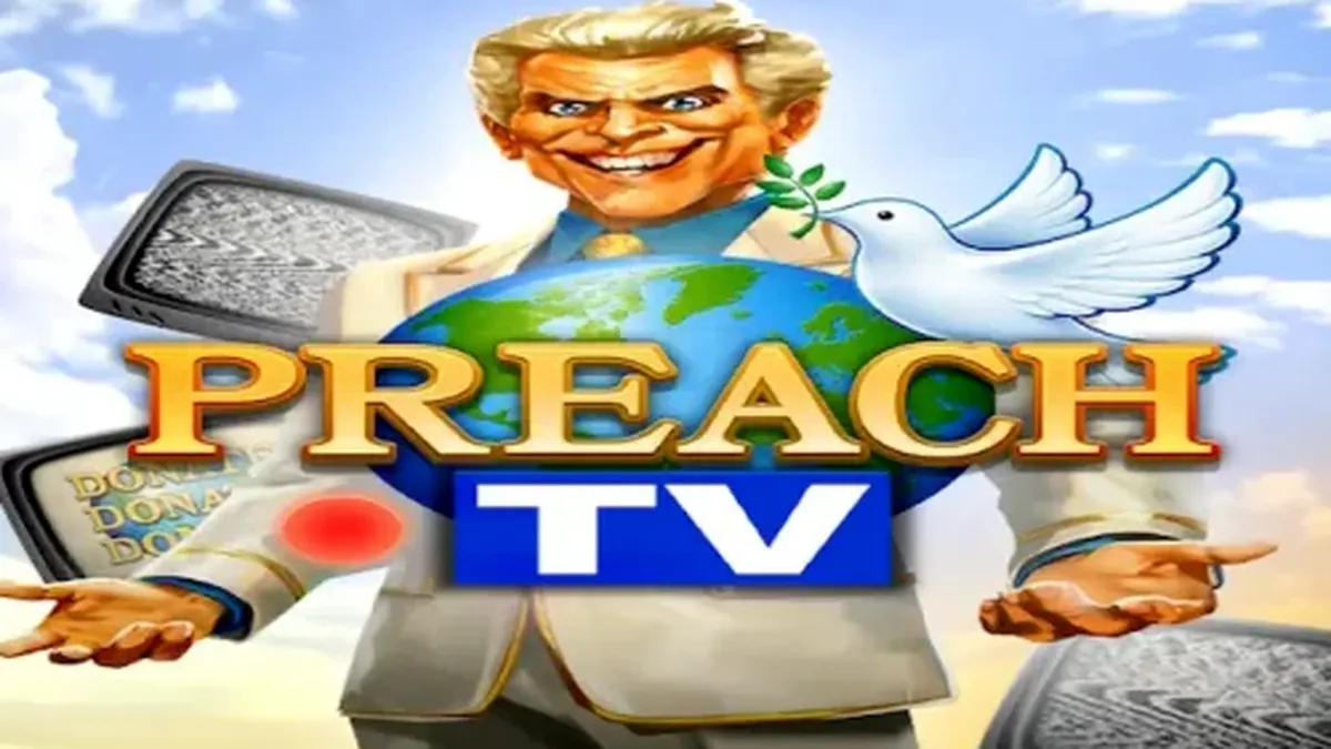Preach TV slot game interface